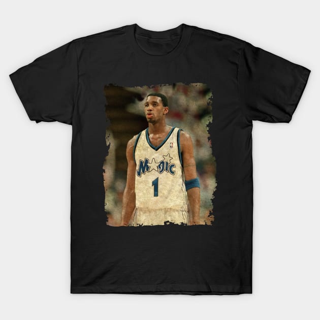 Tracy McGrady in Orlando Magic #1 T-Shirt by Omeshshopart